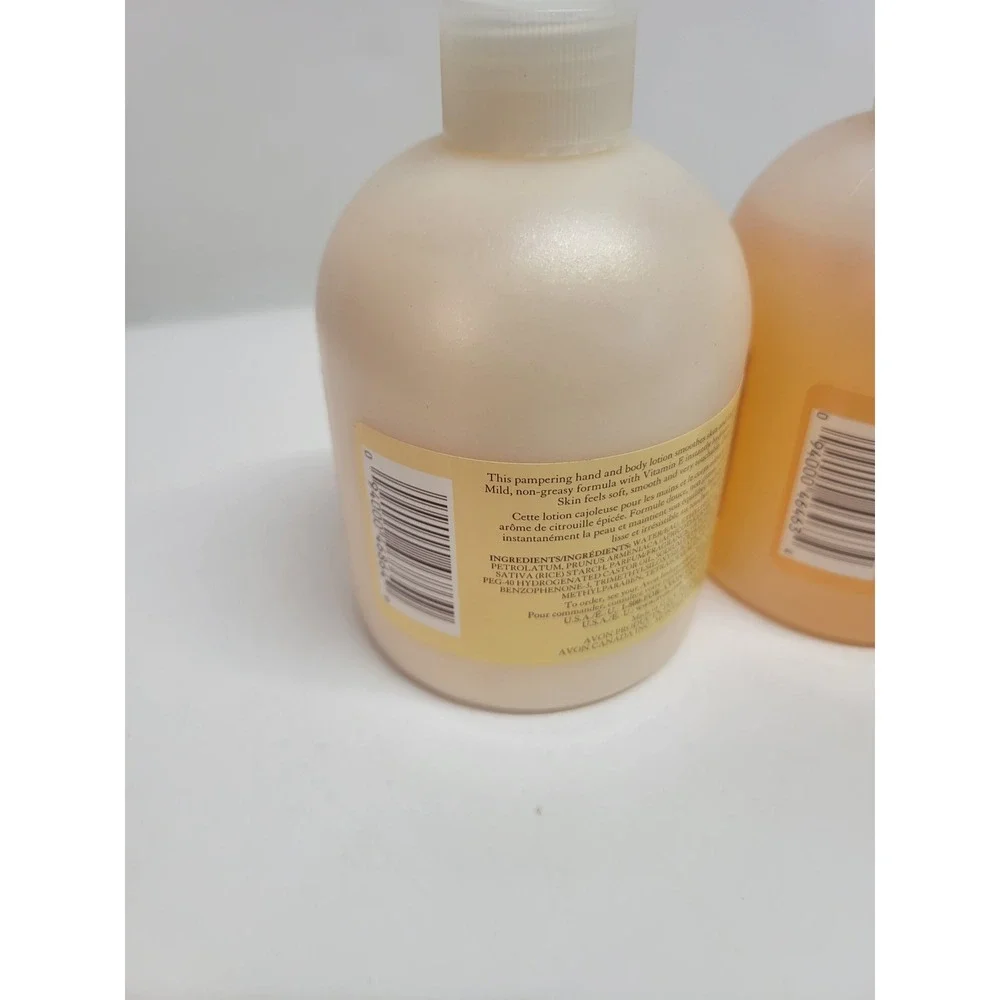 Avon Pumpkin Spice Liquid Hand Soap and Hand‎ Body Lotion Set 8.4oz